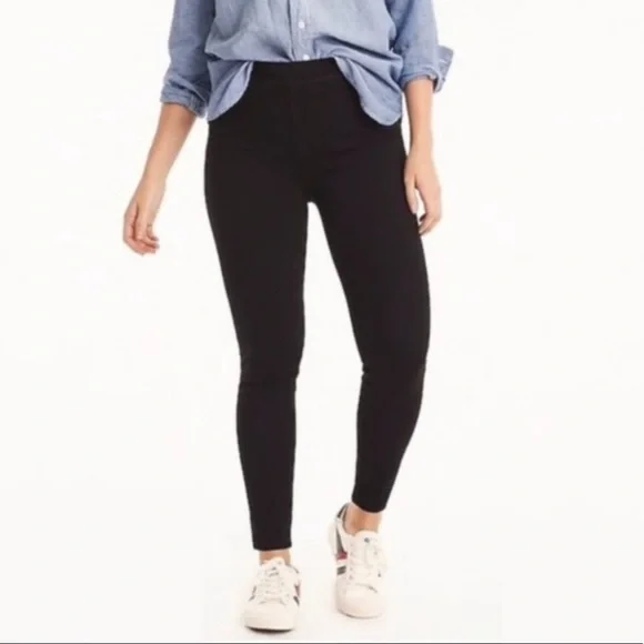 Crew Jeans J Crew Denim Pull On Toothpick Skinny Jeans